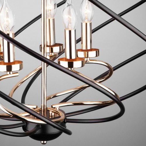 Подвесная люстра Eurosvet Sorrel 60105/5 черный Подвесная люстра Eurosvet Sorrel 60105/5 черный