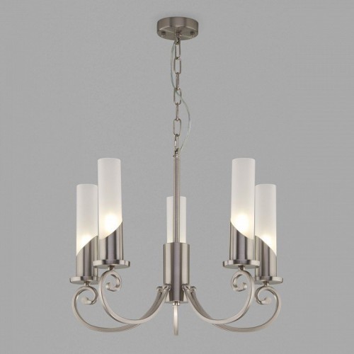 Подвесная люстра Eurosvet Banci 60117/5 никель