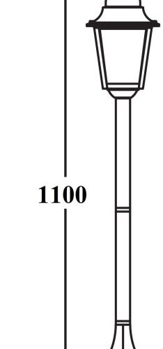 Наземный фонарь Oasis_Light QUADRO L 79906L Bl