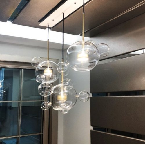 Подвесной светильник DeLight Collection Bubbles 9214P/3L gold Подвесной светильник DeLight Collection Bubbles 9214P/3L gold