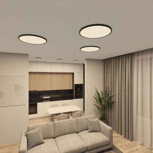 Потолочный светильник Denkirs THIN DK6522-BK