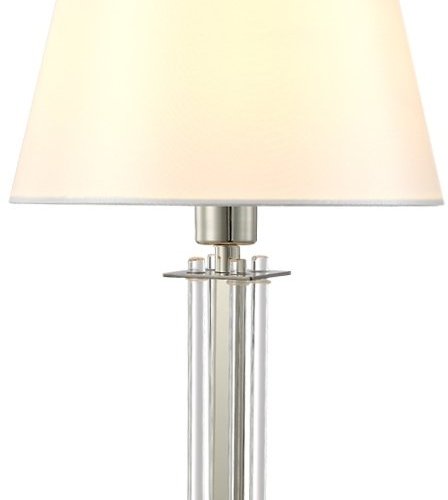 Настольная лампа Crystal Lux Nicolas LG1 Nickel/White