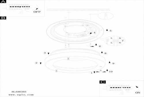 Уличный настенный светодиодный светильник Eglo Vento 2 96365