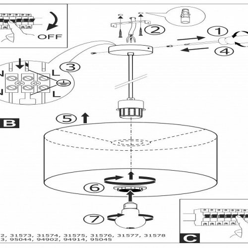Подвесной светильник Eglo Pasteri 31578