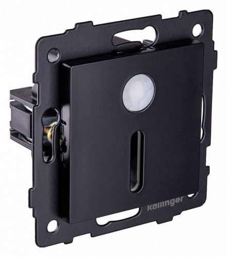 Заглушка для поста с подсветкой, без рамки Kollinger  REA-045BK