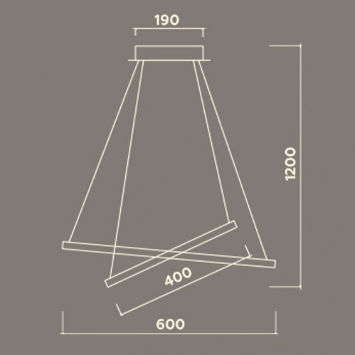 Подвесной светодиодный светильник Ambrella light Confort Line FL360