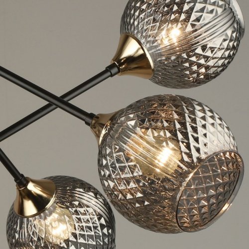 Потолочная люстра Reluce 04898-0.3-08 COFFEE+FGD Потолочная люстра Reluce 04898-0.3-08 COFFEE+FGD