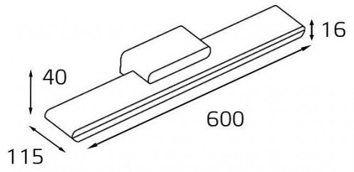 Подсветка для зеркал Italline IT01-1088/60 white Подсветка для зеркал Italline IT01-1088/60 white