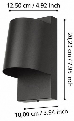 Уличный настенный светильник Eglo Stagnone 900691