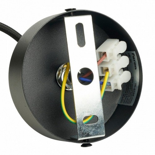 Светильник потолочный Feron Barrel HL4588 ARIA  levitation 12W, 230V, GX53, черный, на подвесе 1,7 м