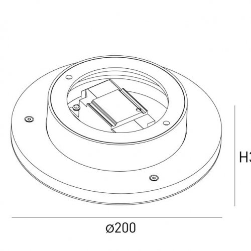 Настенный светильник ML ML-R200-BL-WW