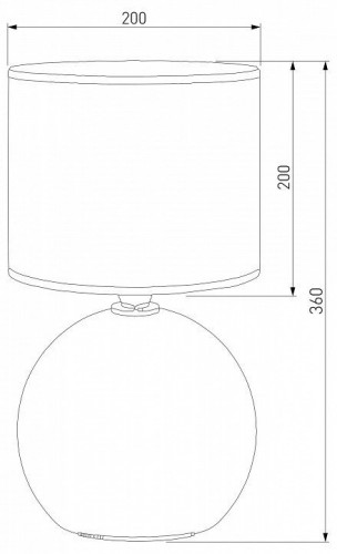 Настольная лампа TK Lighting 5068 Palla