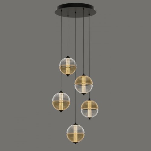 Подвесной светильник MD24022079 MD24022079-5A black/amber Подвесной светильник MD24022079 MD24022079-5A black/amber