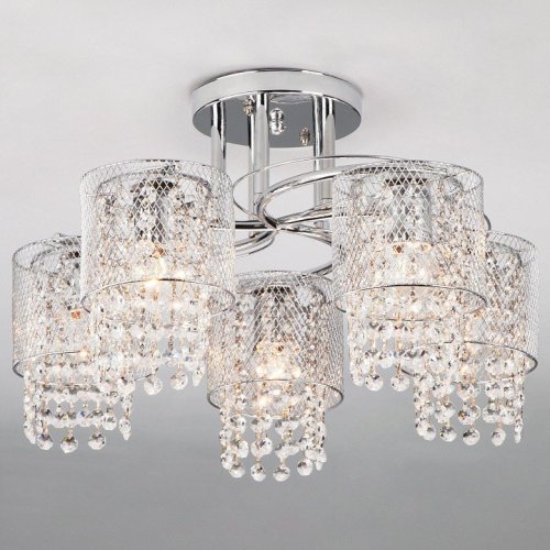 Потолочная люстра Eurosvet Bonnie 30137/5 хром Потолочная люстра Eurosvet Bonnie 30137/5 хром