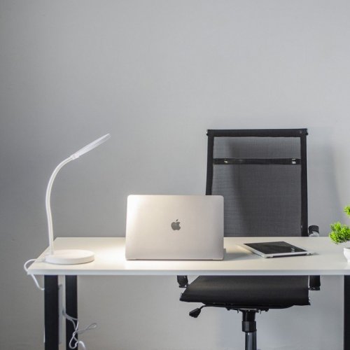 Настольная лампа (UL-00003338) Uniel TLD-553 White/LED/400Lm/4500K/Dimmer/USB