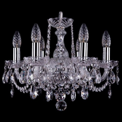 Подвесная люстра Bohemia Ivele Crystal 1402/6/141/Ni