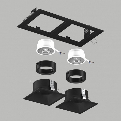 Встраиваемый светильник Lightstar Domino D5270707BMOD