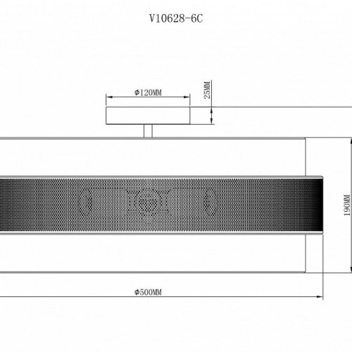 Накладной светильник Moderli Gela V10628-6C Накладной светильник Moderli Gela V10628-6C