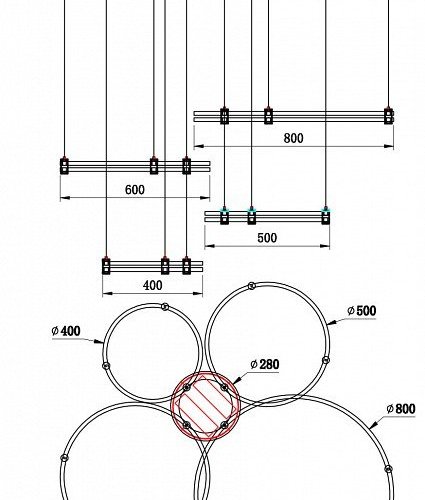 Подвесной светильник Stilfort 4006/05/04PL