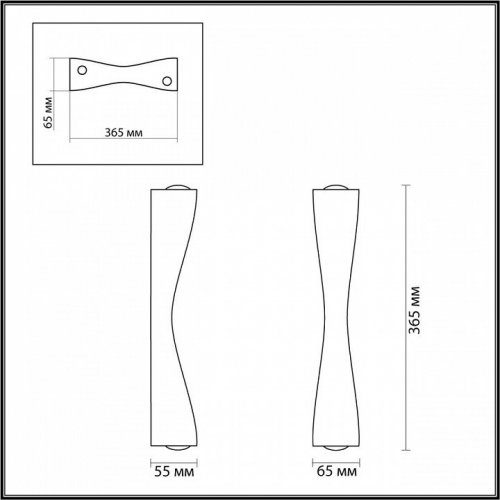 Бра Odeon Light Hightech 4290/10WL