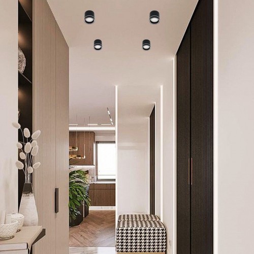 Накладной светильник Reluce Technical 53003 53003-9.5-001LD GX53 BK