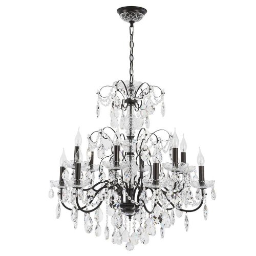 Подвесная люстра Crystal Lux Odelis SP12 Brown Подвесная люстра Crystal Lux Odelis SP12 Brown