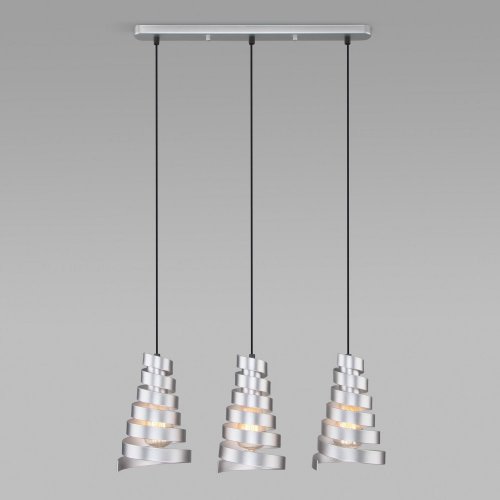 Подвесной светильник Eurosvet Storm 50058/3 серебро