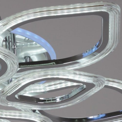 Потолочная светодиодная люстра Reluce 09827-3.3-5+5C CR (RGB) Потолочная светодиодная люстра Reluce 09827-3.3-5+5C CR (RGB)