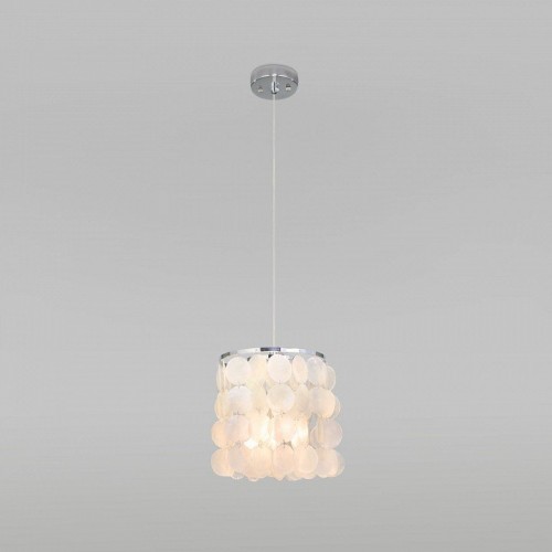 Подвесной светильник Eurosvet Sandra 60185/1 хром/перламутр