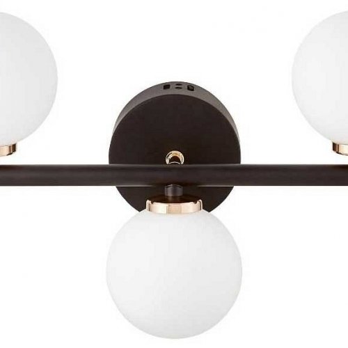 Настенный светильник Lumina Deco Marsiada LDW 6033-3 BK+F.GD