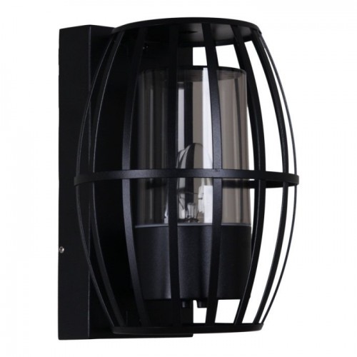 Настенный фонарь уличный  08331-9.2-001JH E27 BK