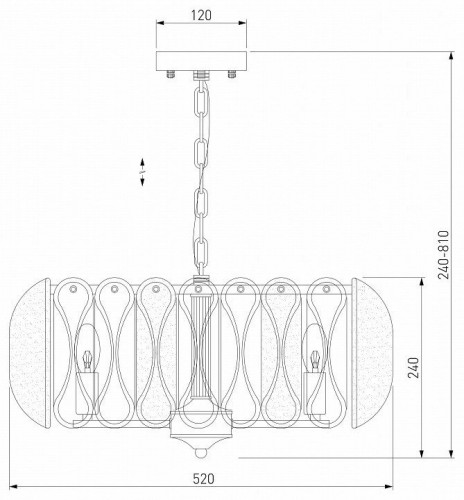 Подвесная люстра Bogates Callas 365/6