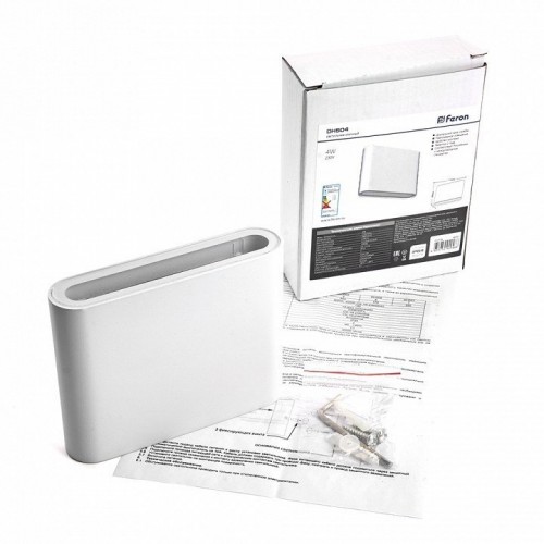 Уличный настенный светодиодный светильник Feron Техно DH504 48361 Уличный настенный светодиодный светильник Feron Техно DH504 48361