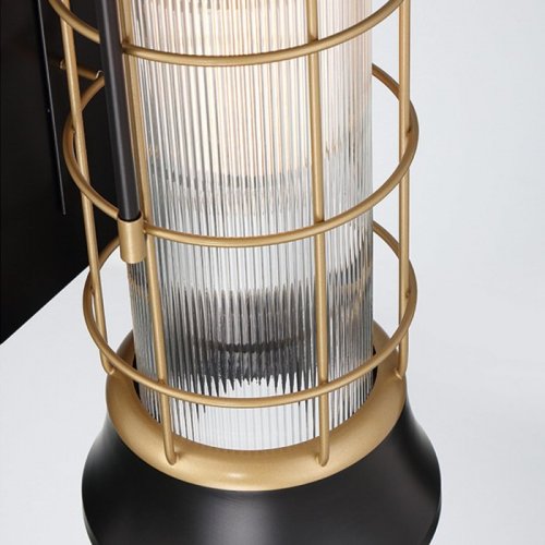 Настенный светильник уличный Eurofase Rivamar QN-RIVAMAR-M-BLK-GD