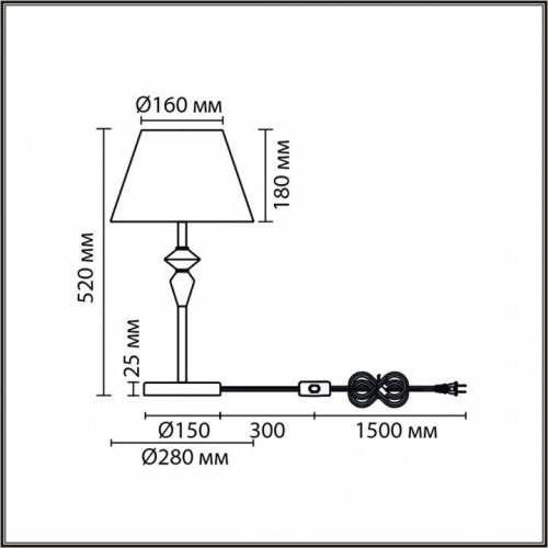 Интерьерная настольная лампа Lumion Vermont 8275/1T