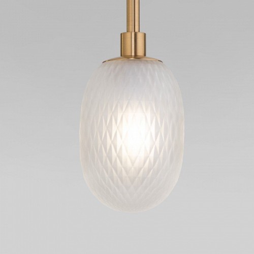 Подвесной светильник Eurosvet Pineapple 50266 дымчатый/прозрачный/янтарный