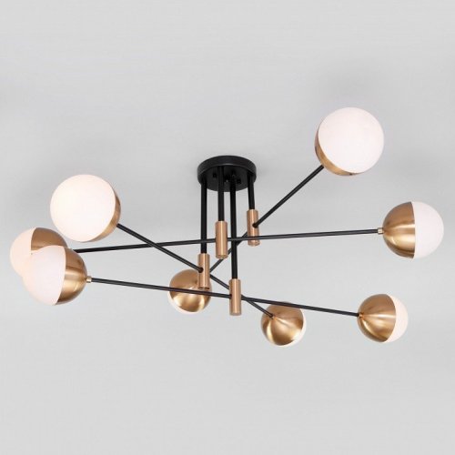 Потолочная люстра Eurosvet Nuvola 70129/8 латунь Потолочная люстра Eurosvet Nuvola 70129/8 латунь