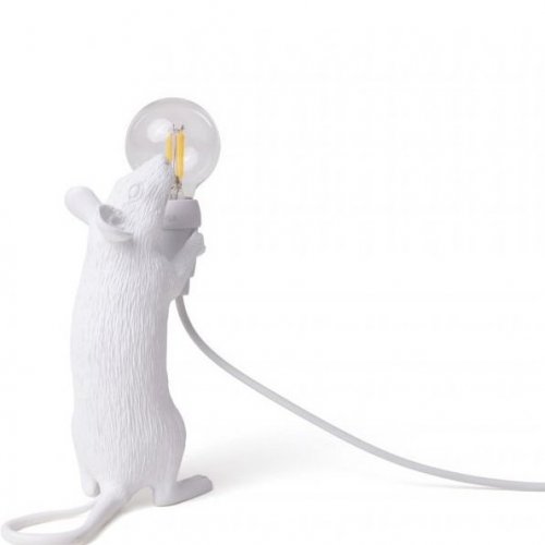 Интерьерная настольная лампа Seletti Mouse Lamp 15220 Интерьерная настольная лампа Seletti Mouse Lamp 15220