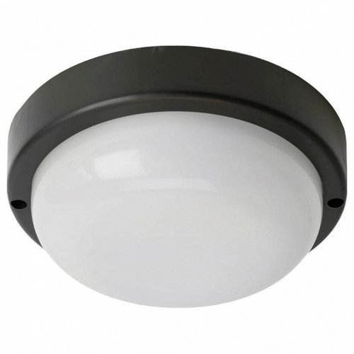 Светильник светодиодный пылевлагозащищённый Feron AL3005 в пластиковом корпусе 12W 4000K 220V IP65 черный 51469