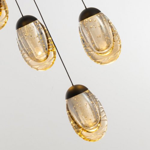 Подвесной светильник MD25090022 MD25090022-5B matt black/champagne Подвесной светильник MD25090022 MD25090022-5B matt black/champagne