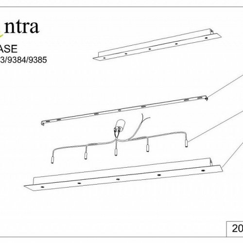 Подвесная люстра Mantra Arrecife 9384+9229 (5L)