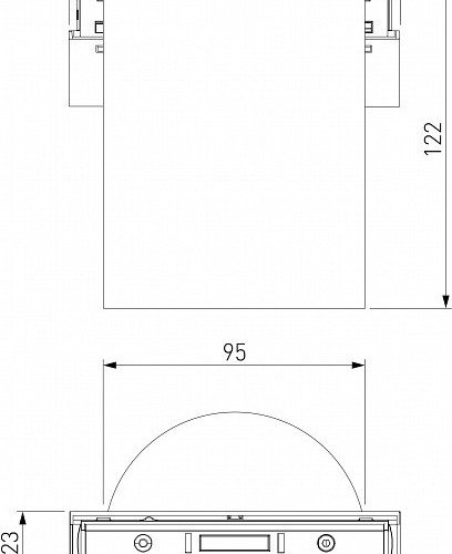 Накладной светильник Elektrostandard Slim Magnetic a063496