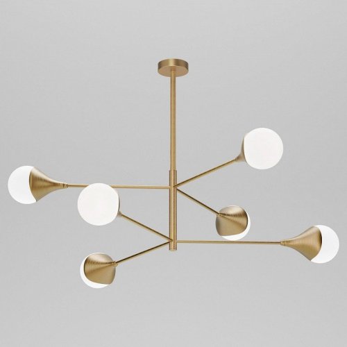 Подвесная люстра Eurosvet Calyx 60168/6 латунь