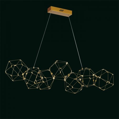 Подвесная люстра DeLight Collection Lucciola MD18001068-7A matt gold