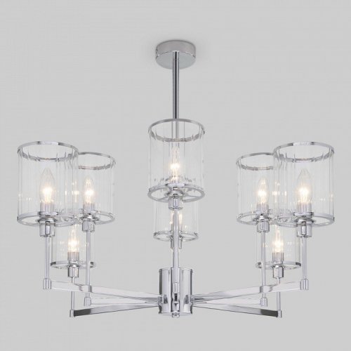 Потолочная люстра Eurosvet Inari 60144/8 хром Потолочная люстра Eurosvet Inari 60144/8 хром