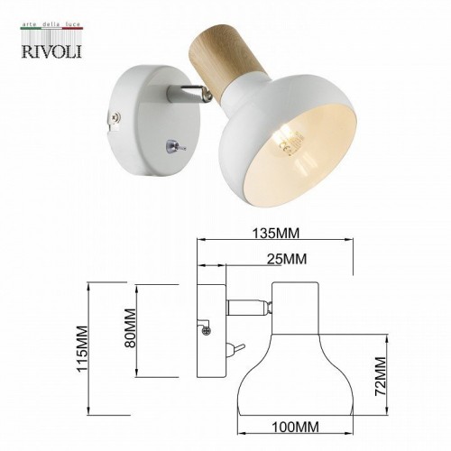 Спот Rivoli Lorena 7052-701 Спот Rivoli Lorena 7052-701