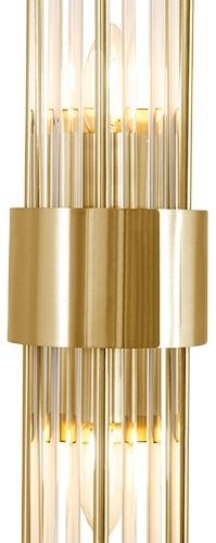 Настенный светильник Crystal Lux Atento AP2 Brass/Transparente