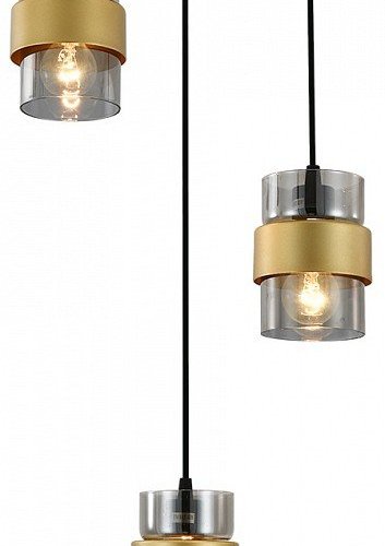 Подвесная люстра Escada HURRICANE 1139/3S Black/Gold