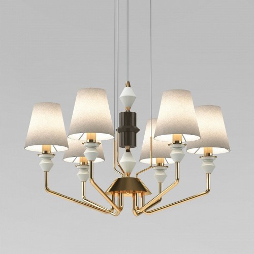 Подвесная люстра Eurosvet Olaria 101012/6 латунь Smart Подвесная люстра Eurosvet Olaria 101012/6 латунь Smart