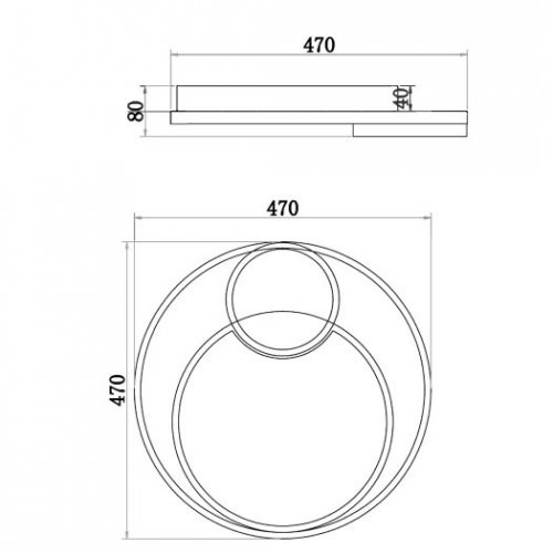 Потолочный светильник Freya Nation Market FR10028CL-L80B